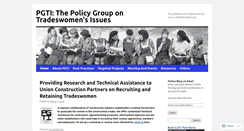 Desktop Screenshot of policygroupontradeswomen.org
